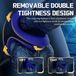 Adjustable Vibrating Cock Ring